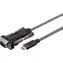 MicroConnect kabel USB-C (M) - RS232 (M) 1m černá 