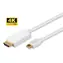 MicroConnect kabel Mini DisplayPort 1.2 (M) - HDMI (M) 3m bílá / 4K