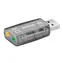 MicroConnect externí USB zvuková karta 2.0 / Plug & Play / Win2000, XP, Vista, Win7