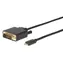 MicroConnect kabel USB-C (M) - DVI-D Dual-Link (M) 1.8m černá 