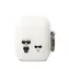 Karl Lagerfeld and Choupette Silikonové Pouzdro pro Apple Airpods 1 & 2 bílá