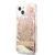 GUESS Liquid Glitter Paisley Zadní Kryt pro Apple iPhone 13 mini zlatá