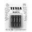 TESLA BLACK+ alkalická baterie AAA 4 ks / LR03 / mikrotužková / blister             