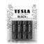 TESLA BLACK+ alkalická baterie AA 4 ks / LR06 / tužková / blister              