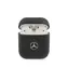 Mercedes Kožené Pouzdro pro Apple AirPods 1 & 2 černá