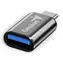 GENIUS ACC-C2A redukce z USB-C M na USB-A  F šedá