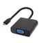 Qoltec 50403 MicroHDMI (M) na VGA (F) adaptér 0.2 m černá /  MicroHDMI 1.3 / VGA