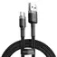 Baseus CATKLF-CG1 kabel USB-A na USB-C 2m černo-šedá / 2A 