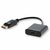 SAVIO CL-55 DisplayPort - HDMI adaptér M-F černá