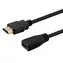 SAVIO CL-132 Kabel HDMI A - HDMI A M/F prodlužovací 1m černá