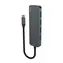 SAVIO AK-54 šedá / USB-C rozbočovač / 4x USB 3.1 A