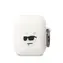 Karl Lagerfeld 3D Logo NFT Choupette Head Silikonové Pouzdro pro Apple Airpods 1/2 bílá