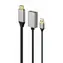 Gembird adaptér HDMI (M) na DisplayPort (F) 0.10m / aktivní