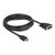 Delock Kabel HDMI - DVI 24+1 3m / obousměrný 