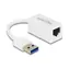 Delock Adaptér Super Speed USB Typ-A (M) - Gigabit LAN 10/100/1000 Mbps bílá / USB 3.2 Gen 1 / kompaktní 