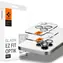 Spigen Glass EZ Fit Optik Pro ochranné sklo na fotoaparát pro Apple iPhone 14 Pro/iPhone 14 Pro Max 2ks stříbrná