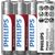 Philips LR03P4F/10 baterie AAA Power Alkaline - 4ks