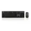 MODECOM 5200C černá / Bezdrátový set klávesnice a myši / membránová / 1600 DPI / USB 2.4GHz / US