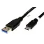 Goobay 73141 synchronizační a nabíjecí kabel Super Speed USB-C na USB A 3.0 3 m černá