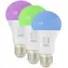 IMMAX NEO LITE SMART sada 3x žárovka LED E27 9W RGB+CCT barevná a bílá / stmívatelná / Wi-Fi / TUYA