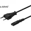 SAVIO CL-105  Napájecí kabel 2pin (M) 3m černá