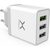 KRUX KRX0065 bílá / síťová nabíječka / 3x USB-A / 6 A / 30 W
