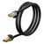 Baseus WKJS010101 Síťový kabel CAT7 1 m černá / RJ-45 - RJ45 / 10Gbps