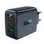 Acefast PD65W GaN nabíječka černá / 2x USB-C / 1x USB-A / 65W