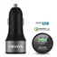 Nevox Kfz Nabiječka do auta černá / 1x USB-A / 1x USB-C / 63W