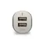 PureGear Nabiječka do auta bílá / 2x USB-A / 24W