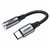 UGREEN Kabel USB-C (M) - 3.5mm Jack (F) 0.1m černá