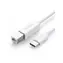 UGREEN Kabel USB-C (M) - USB-B (M) 1.5m bílá