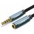 UGREEN AV118 Prodlužovací kabel 3.5mm Jack (M) - 3.5mm Jack (F) 2m modrá