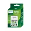 Philips SCB4013NB/00 / USB nabíječka AAA baterií / 4x AAA