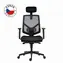 Powerton Tina černá / Kancelářské ergonomické křeslo / nosnost 120 kg 
