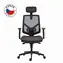 Powerton Tina šedá / Kancelářské ergonomické křeslo / nosnost 120 kg 