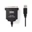 Rozbaleno - NEDIS CCGP60880BK20 Kabel USB-A (M) - Centronics 36-pin (M) 2m černá / rozbaleno