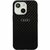 Audi Carbon Fiber Zadní Kryt pro Apple iPhone 14 černá 