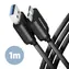 AXAGON BUMM3-AM10AB SPEED Datový kabel USB-A 3.2 - microUSB 1m černá