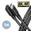 AXAGON BUCM32-CF10AB SPEED Datový kabel USB-C 3.2 (M) - USB-C (F) 240W 1m černá  
