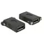 DeLock Adaptér DisplayPort 1.1 (F) - DisplayPort 1.1 (F) panel-mount šedá