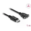 DeLock Kabel DisplayPort 1.2 (M) - DisplayPort 1.2 (F) 1m černá 