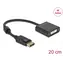 DeLock Adaptér DisplayPort 1.2 (M) - DVI (F) 0.2m černá