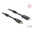 DeLock Kabel DisplayPort 1.2 (M) - HDMI (M) 1m černá