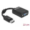 DeLock Adaptér DisplayPort 1.2 (M) - VGA (F) 0.12m černá