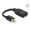 DeLock Adaptér mini DisplayPort 1.4 (M) - DisplayPort 1.4 (F) 0.15m černá