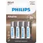 Philips baterie LR6A4B/10 Alkalické AA - 4ks