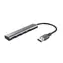 Trust Halyx USB-A šedá / USB hub / 4x USB 3.2 Gen 1