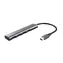 Trust Halyx USB-C šedá / USB hub / 4x USB 3.2 Gen 1