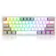 Redragon K617 Fizz Red šedá / Herní klávesnice / mechanická / spínače red / USB / US